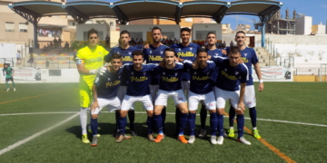 Once inicial de la escuadra del Melilla CD ante el Huétor Vega.