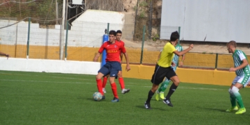 Los melillenses se vieron superados por su rival.