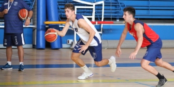 Fede Uclés, jugador del Melilla Baloncesto