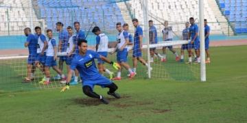 Gran intensidad en el trabajo realizado en el estadio Álvarez Claro.