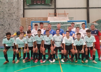 Jugadores de la Peña Real Madrid que se desplazaron hasta tierras malagueñas en la jornada de ayer.