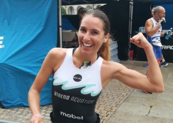 La melillenses disfrutó durante toda la jornada del domingo, tras su triunfo.