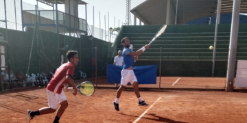 Intensa jornada de buen tenis es el que se pudo ver en las pistas melillenses.