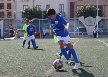 Imagen de un partido de uno de los equipos en categorías base.