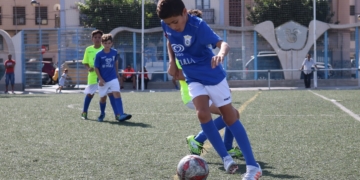 Imagen de un partido de uno de los equipos en categorías base.