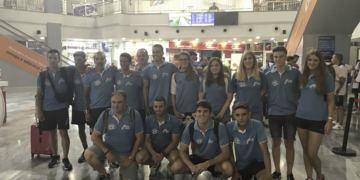 Última selección de la Federación Melillense de Triatlón que acudió a unos Campeonatos de España.