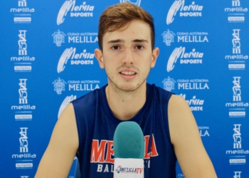 El jugador madrileño Ignacio Ballespín ha sido el encargado de acudir a la sala de prensa para hablar del partido de mañana viernes frente al HLA Alicante.