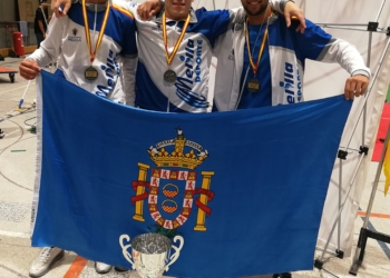 Tres competidores de la Federación Melillense que obtuvieron unos buenos resultados.