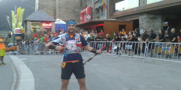 El atleta de nuestra ciudad, en una de sus grandes competiciones.