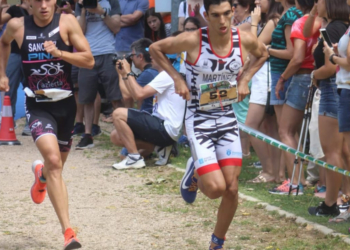 El triatleta melillense, en una de sus competiciones de esta temporada.