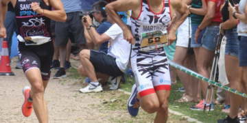El triatleta melillense, en una de sus competiciones de esta temporada.