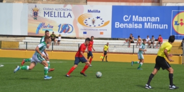Los melillenses siempre fueron a remolque en el marcador.