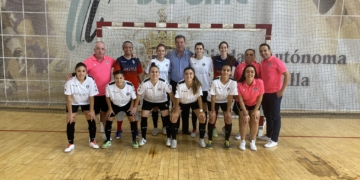 Componentes de la primera plantilla melillense.