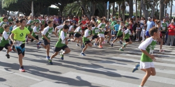 Salida de los menores, en la edición del pasado año.