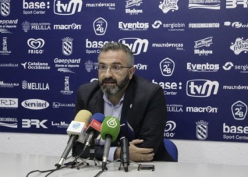 Luisma Rincón, presidente de la UD Melilla.