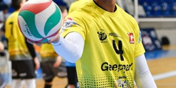 Carlos Dos Santos, jugador del CV Melilla.