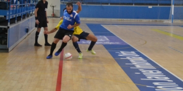 Yusef, jugador del Melistar, en uno de los partidos de esta temporada.