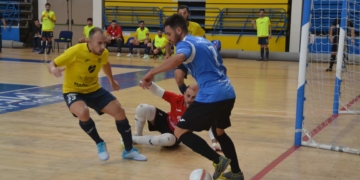 Imagen de uno de los partidos del Melistar esta temporada.