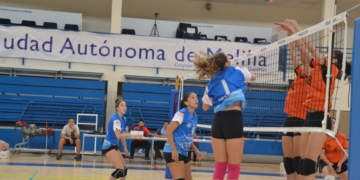 Imagen de uno de los partidos del cuadro melillense.