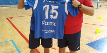 Donoso, con la elástica del Melistar FS.
