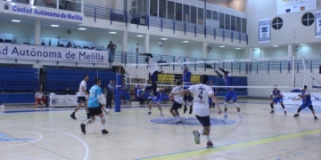 Los jugadores melillenses realizaron un buen partido en líneas generales.