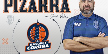 Jordi  Ribas, segundo entrenador del Melilla Baloncesto.