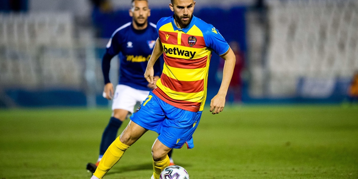 Borja Mayoral fue el autor del tercer gol de la escuadra entrenada por Paco López.