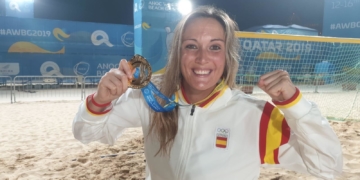 Lorena Asensio se proclamó con la Selección Española, campeona de los Juegos Mundiales de la Arena en Qatar.