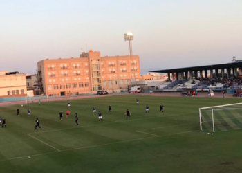 No se puede aparcar en la explanada del estadio desde el miércoles