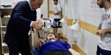 Llegan los primeros sudores para el nuevo jugador del Decano, Bulic.