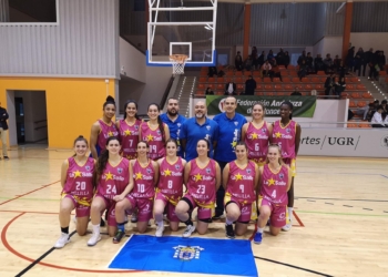 Jugadoras de la escuadra de La Salle desplazadas a Granada.