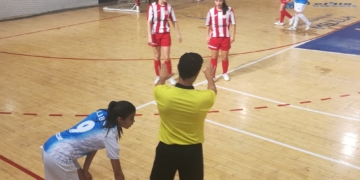 Imagen del encuentro disputado ayer.