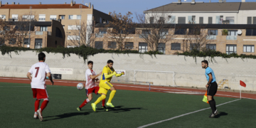 Jugada del partido disputado en tierras riojanas.