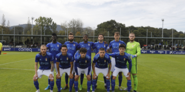 Once inicial de la escuadra ovetense en la presente temporada liguera.