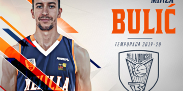 Bulic, con la elástica del Melilla Baloncesto.