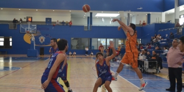 Imagen de uno de los partidos de la escuadra melillense en su liga.