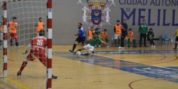 Los melillenses tuvieron un buen acierto goleador en cada uno de los periodos jugados.