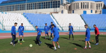 Imágenes de la jornada de entrenamientos desarrollada por los azulinos en la jornada de ayer.