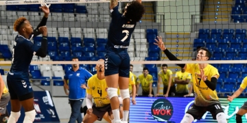 Los melillenses, en uno de sus partidos de la presente temporada liguera.