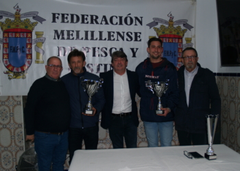 Imagen de la entrega de trofeos de la última prueba disputada.