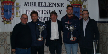 Imagen de la entrega de trofeos de la última prueba disputada.