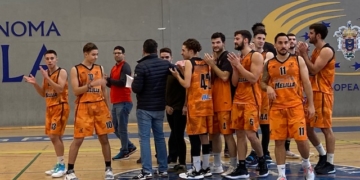 Componentes de la escuadra colegial, en uno de sus compromisos de esta temporada.