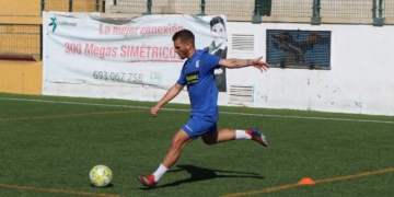 Deco, en la sesión de entrenamiento de ayer.