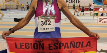 El melillense, con sus medallas conseguidas.