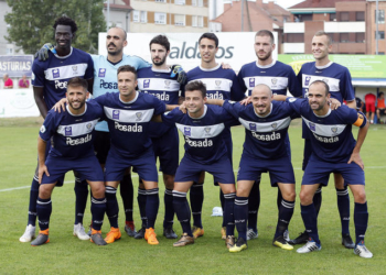 Imagen de uno de los once iniciales del Marino esta temporada.