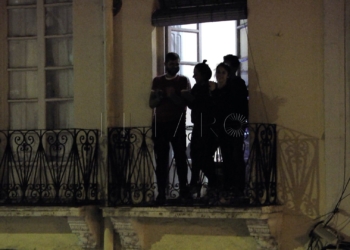 Aplausos por los sanitarios en Melilla