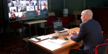 Luis Rubiales, presidente de la Real Federación Española de Fútbol.