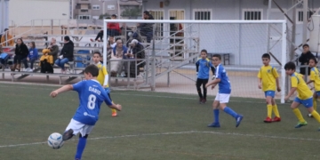 Imagen de uno de los partidos base en Melilla.