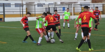 Los melillenses, en uno de sus partidos de liga esta temporada.