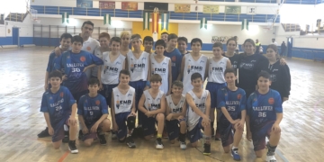 Integrantes del equipo masculino de la Federación Melillense de Baloncesto.